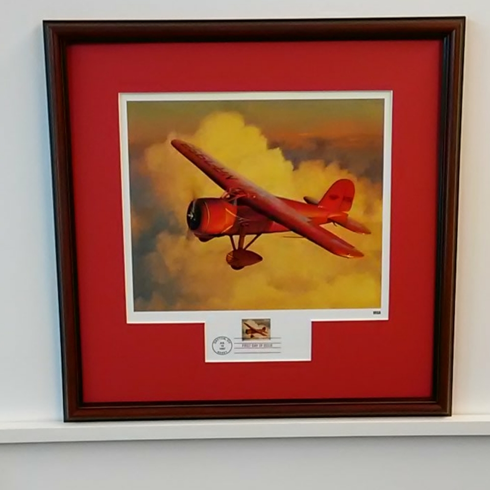 Aviation print framed.  Vega